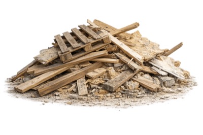 Container voor a/b hout